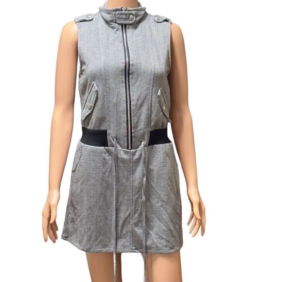 POETRY HIGH NECK DRAWSTRING DRESS - Picture 2 of 15